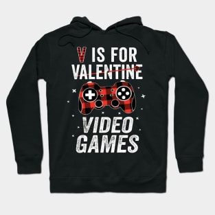 v is for video games Hoodie